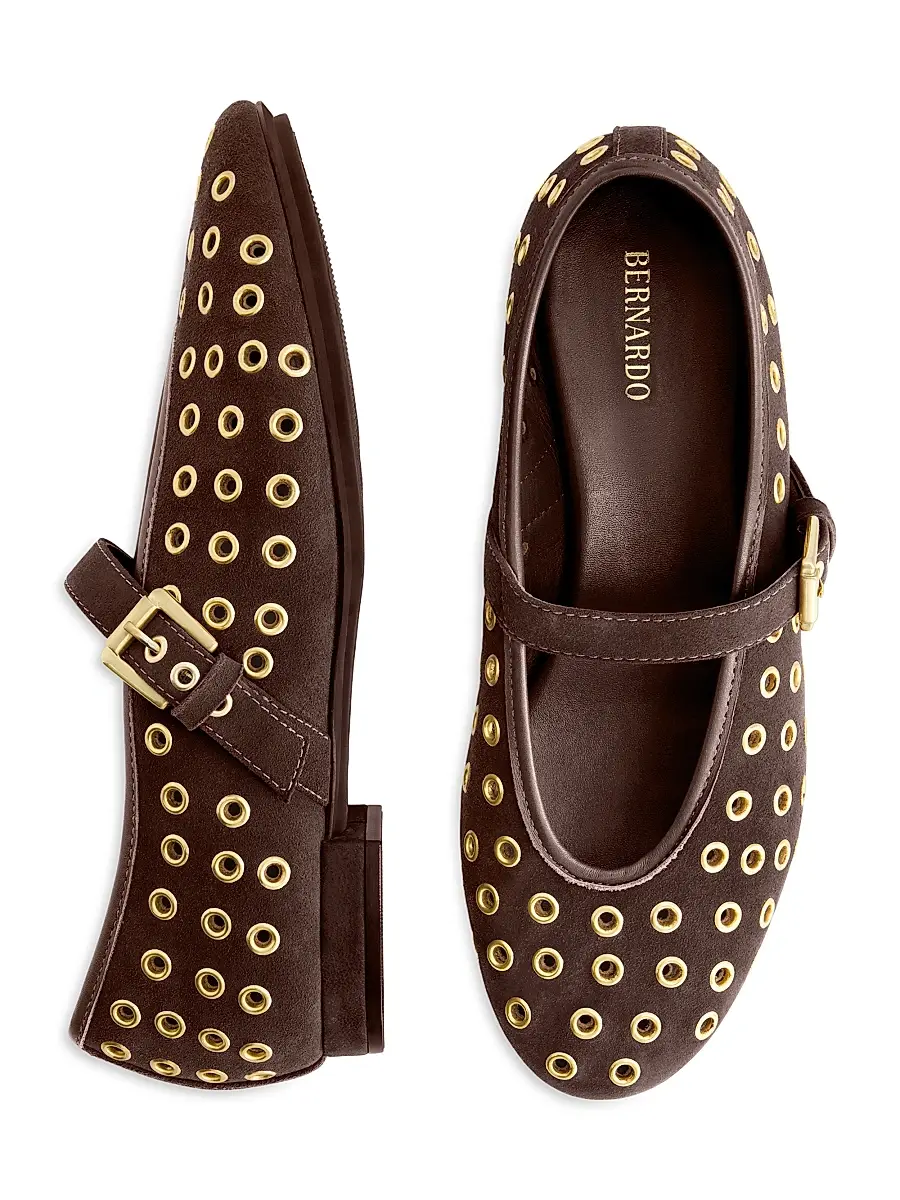 Bernardo Women's Borden Grommet Mary Jane Flats | Thumbnail 6 Bernardo Women's Borden Grommet Mary Jane Flats | Thumbnail 6