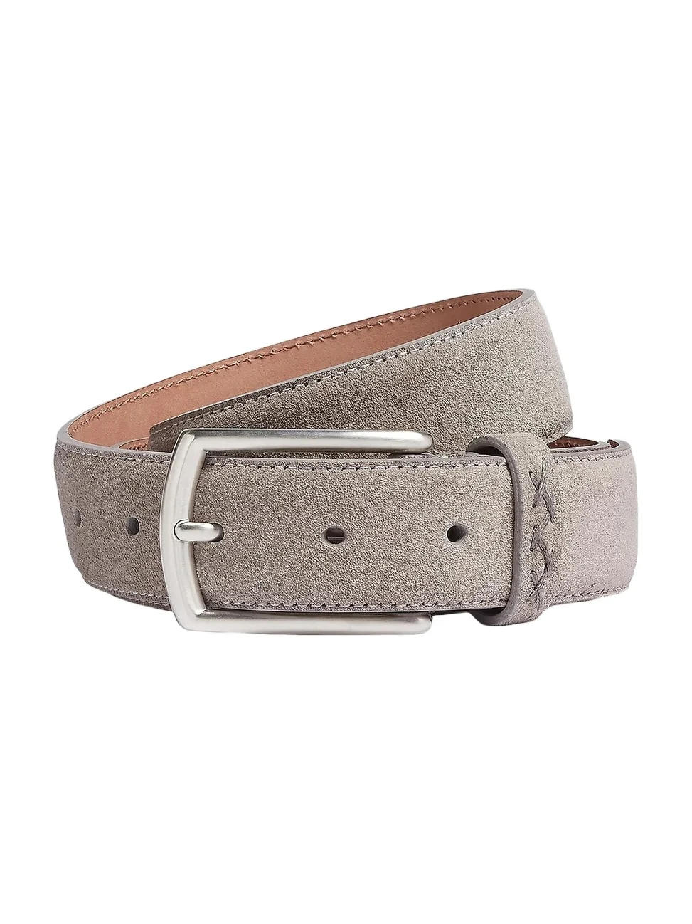 Zegna Men's Suede Belt