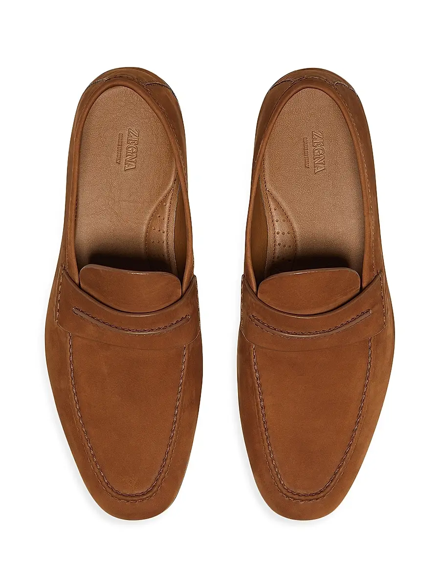 Zegna Men's Secondskin Mocassin Loafers | Thumbnail 3 Zegna Men's Secondskin Mocassin Loafers | Thumbnail 3