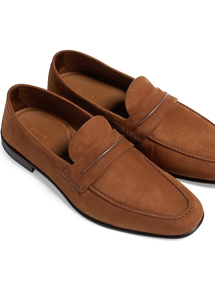 Zegna Men's Secondskin Mocassin Loafers | Thumbnail 5 Zegna Men's Secondskin Mocassin Loafers | Thumbnail 5