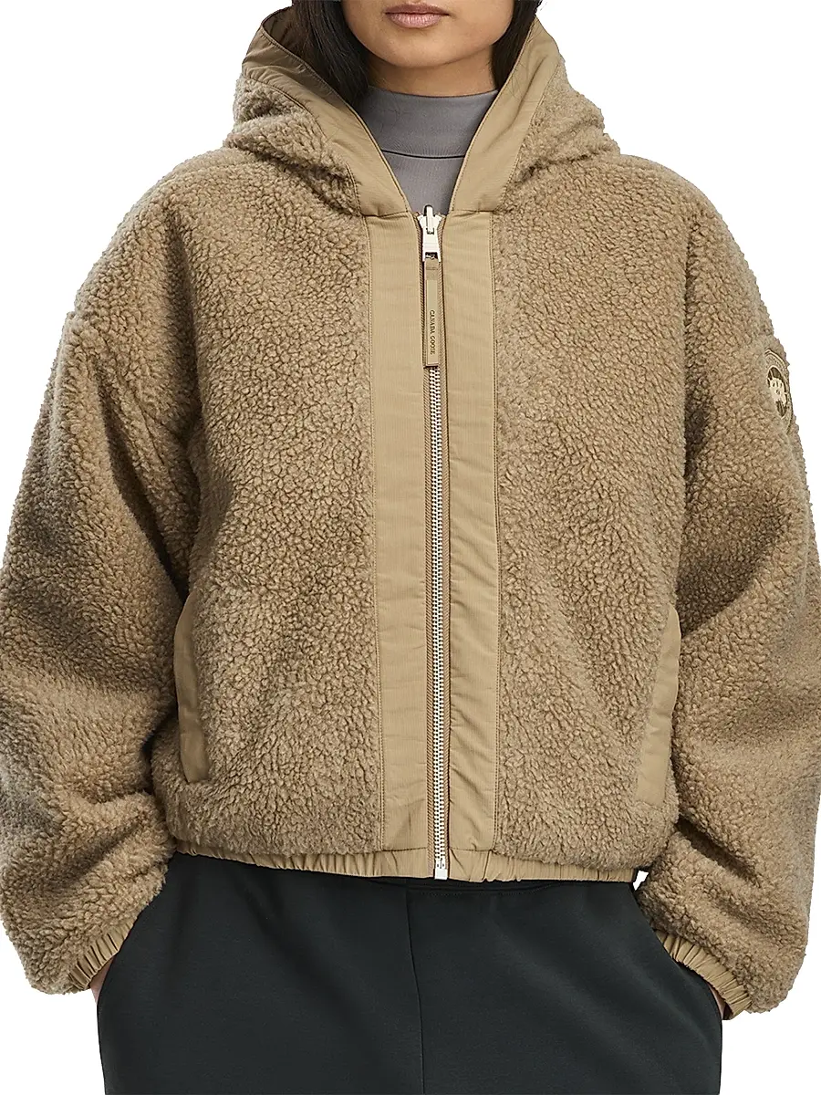 Canada Goose Women's Alberni Reversible Fleece Bomber Jacket | Thumbnail 6