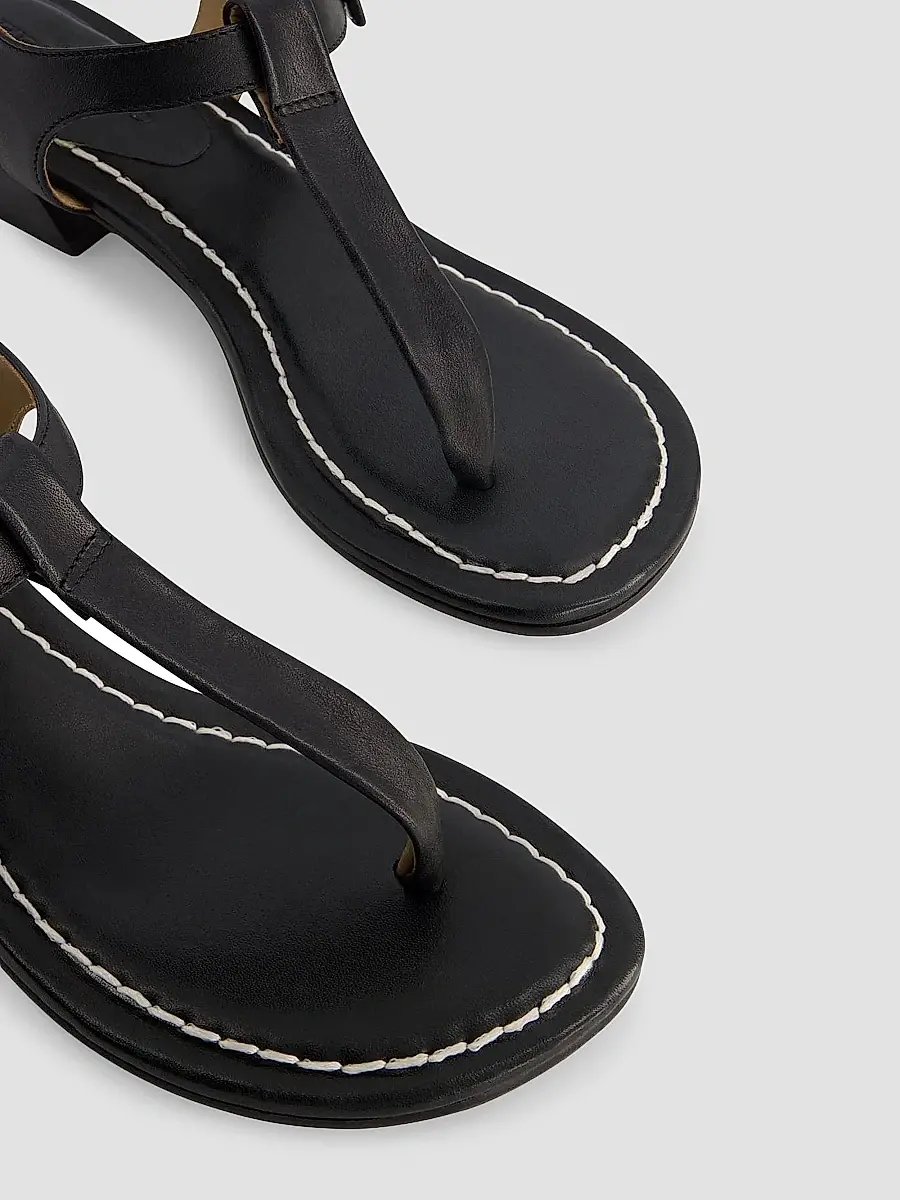 Bernardo Women's Goya Demi-Heel T-Strap Sandals | Thumbnail 5 Bernardo Women's Goya Demi-Heel T-Strap Sandals | Thumbnail 5