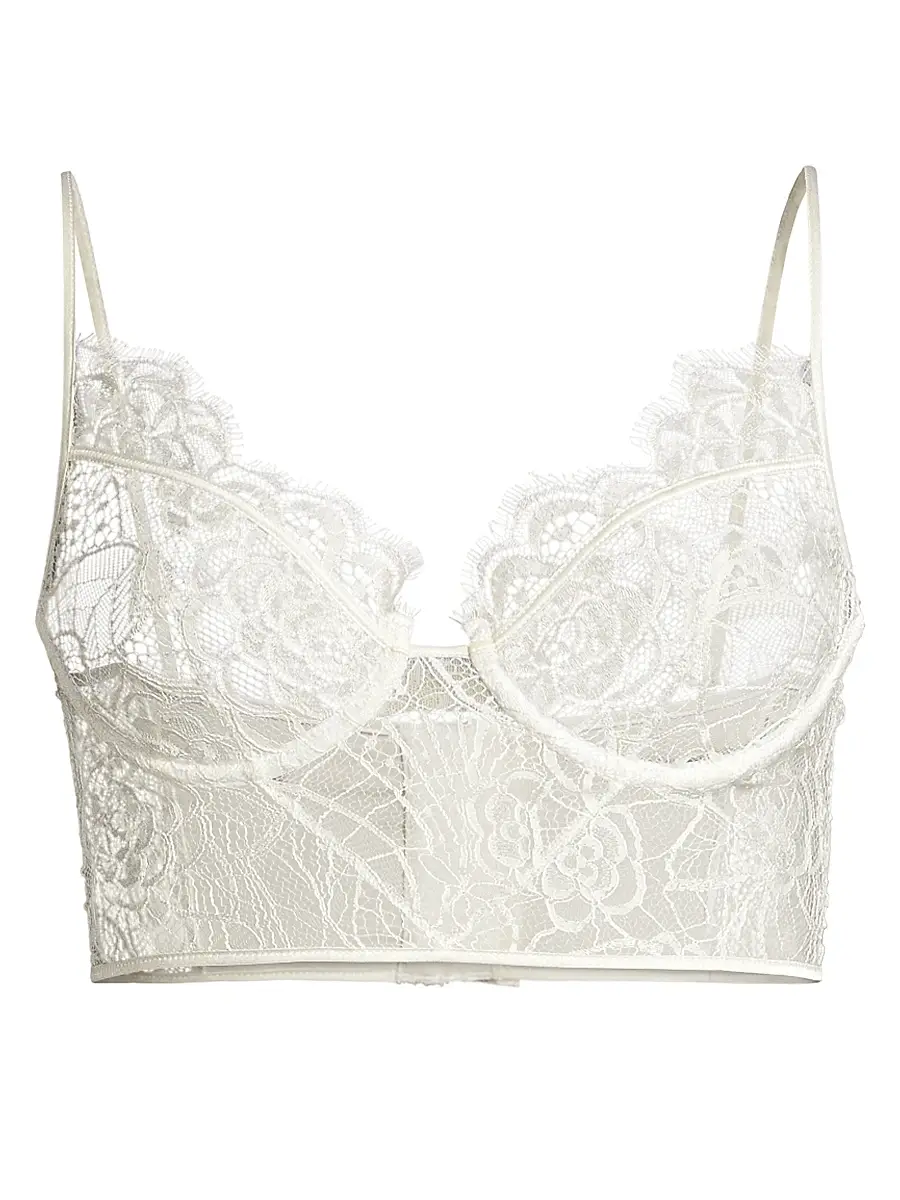 Kiki de Montparnasse Women's Coquette Lace Longline Bra - | Image 1 Kiki de Montparnasse Women's Coquette Lace Longline Bra - | Image 1