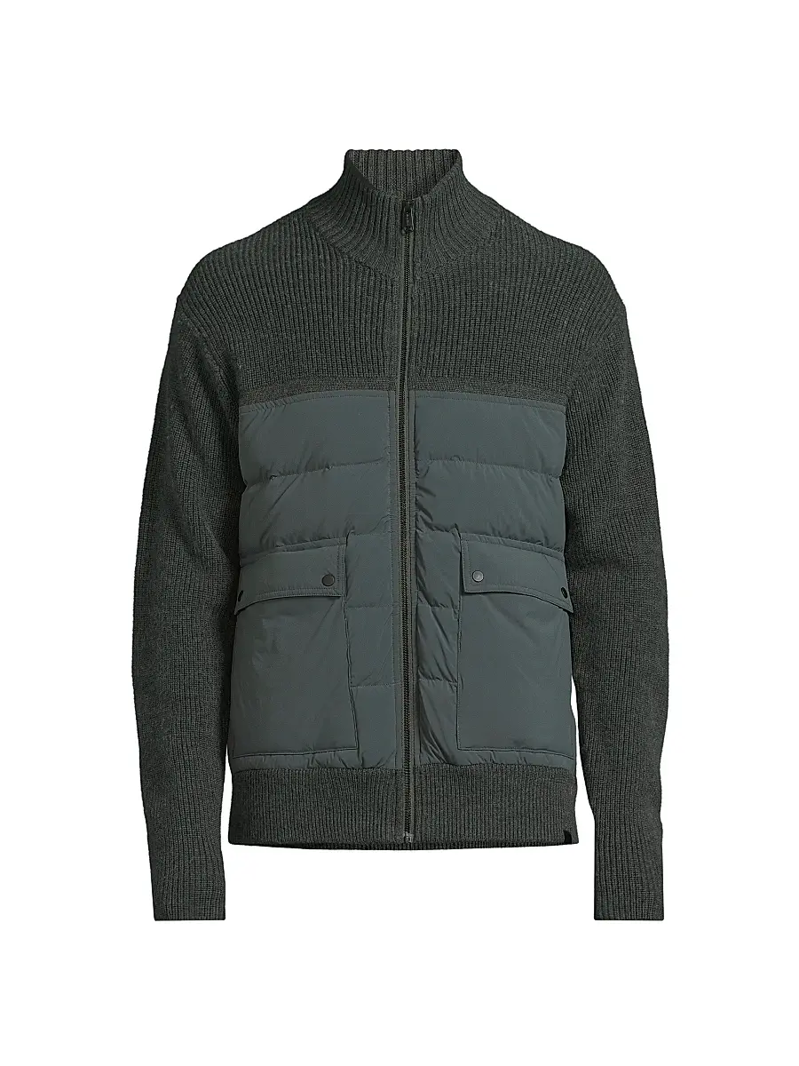 Head Sportswear Men's Legacy Hybrid Mid-Layer Jacket | Image 1 Head Sportswear Men's Legacy Hybrid Mid-Layer Jacket | Image 1