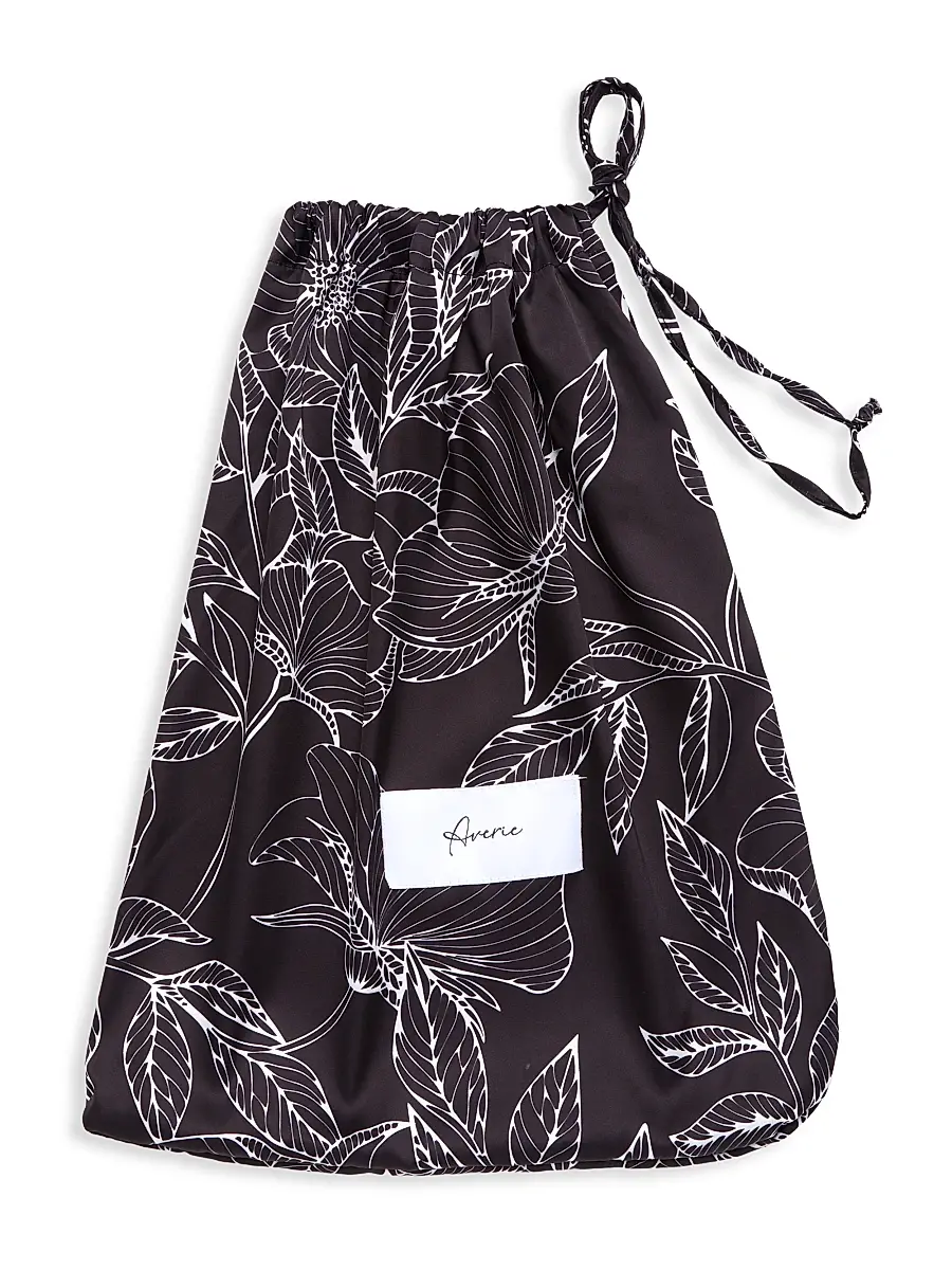 Averie Women's Leaf Print Long Pajama Set | Thumbnail 7 Averie Women's Leaf Print Long Pajama Set | Thumbnail 7