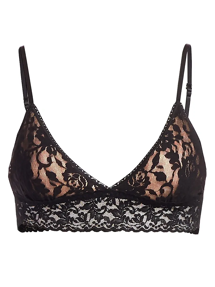 Hanky Panky Women's Signature Lace Padded Bralette - Black - Size XS | Image 1 Hanky Panky Women's Signature Lace Padded Bralette - Black - Size XS | Image 1