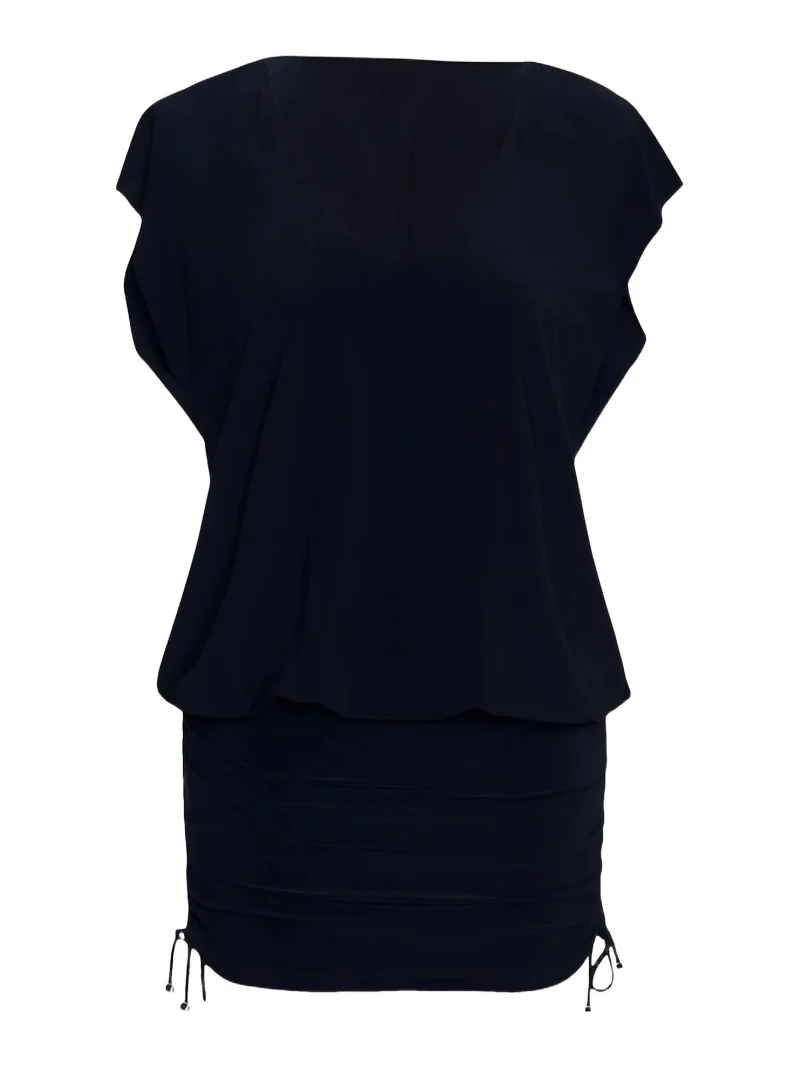 Women's Shirred Cover-Up Beach Dress Women's Shirred Cover-Up Beach Dress