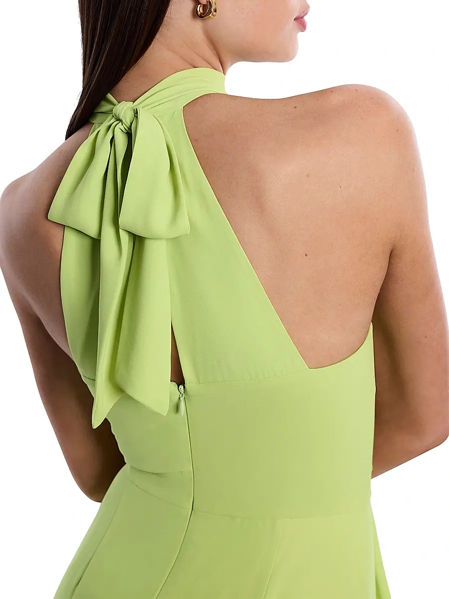 BCBGMAXAZRIA Women's Draped Sleeveless Gown | Thumbnail 7