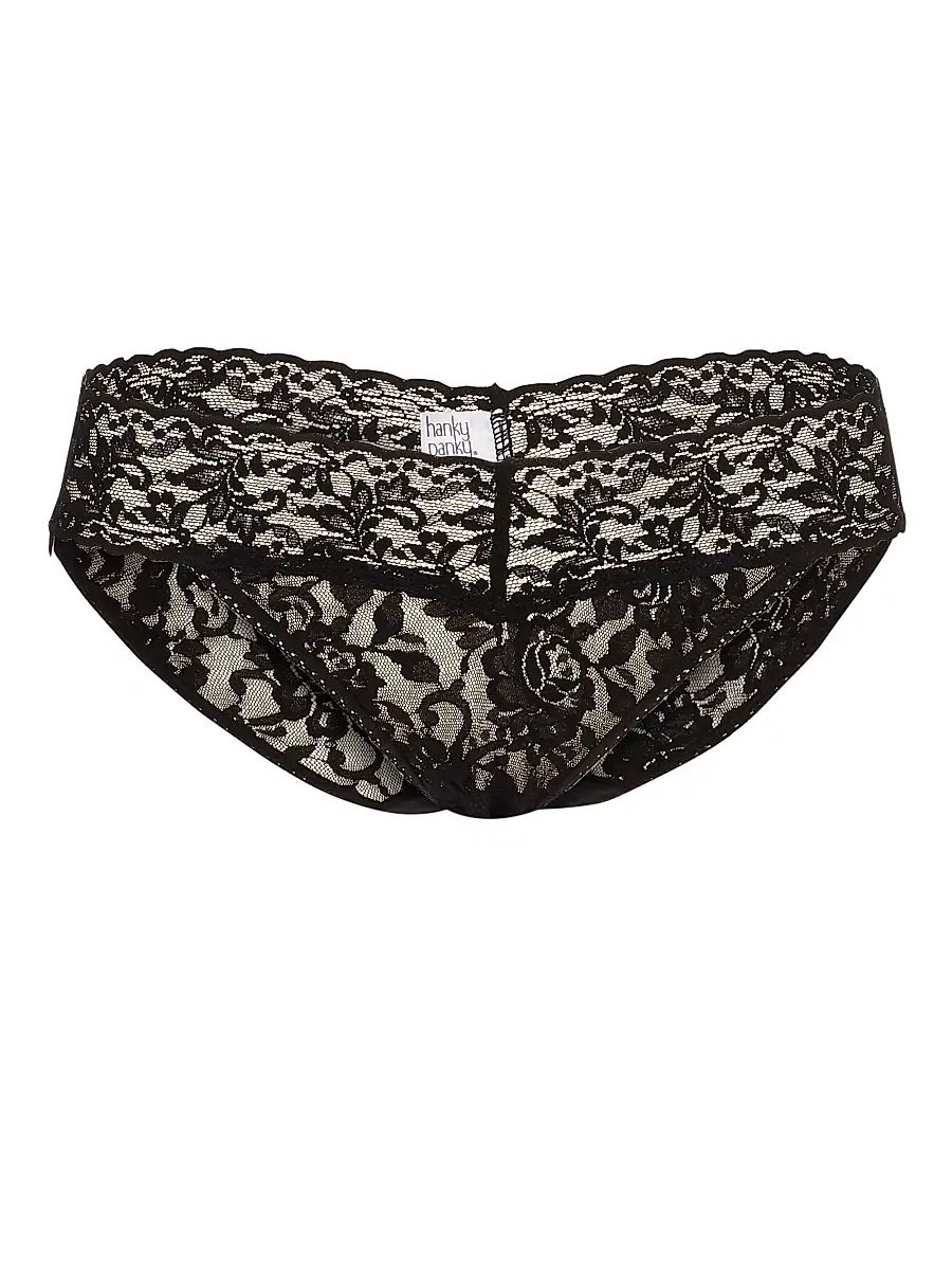 Hanky Panky Women's Signature Lace Vikini Brief - Black | Image 1 Hanky Panky Women's Signature Lace Vikini Brief - Black | Image 1