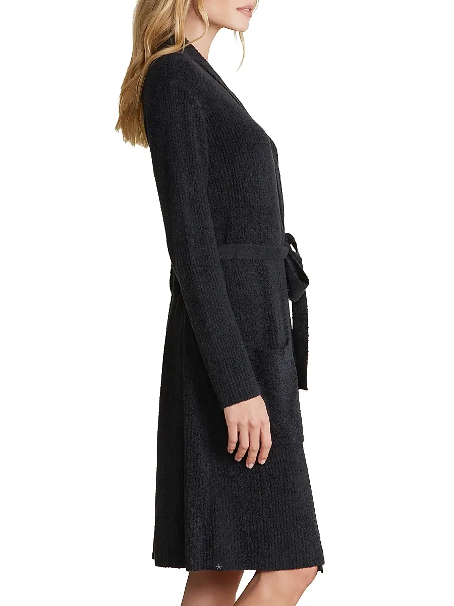 Barefoot Dreams Women's CozyChic Lite Rib-Knit Robe | Thumbnail 5