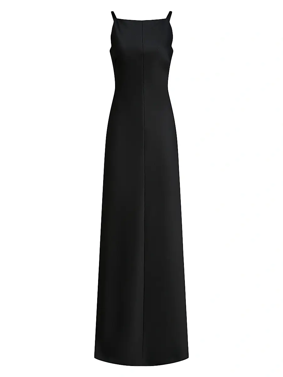 Kay Unger Women's Moira Bias-Cut A-Line Gown - Black | Image 1 Kay Unger Women's Moira Bias-Cut A-Line Gown - Black | Image 1