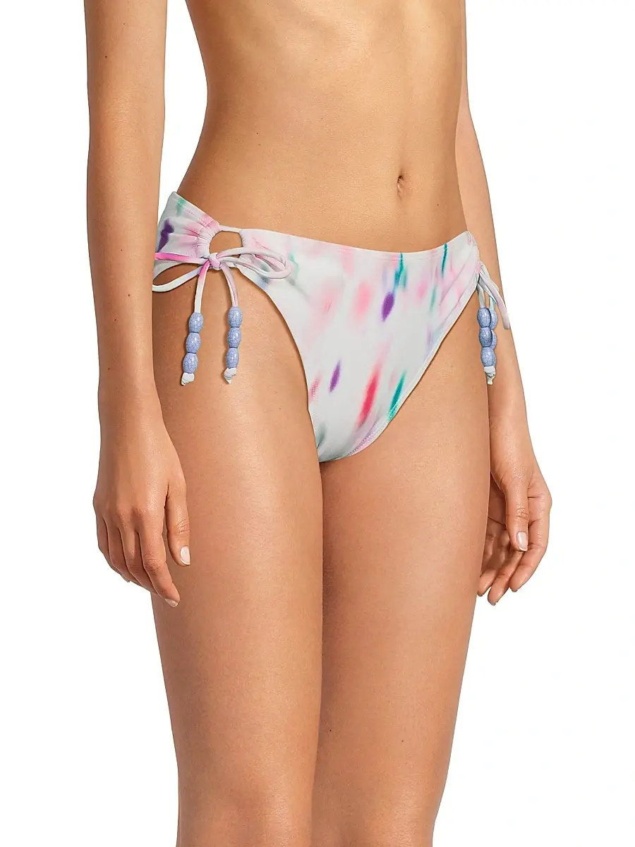 Change of Scenery Women's Taryn Ikat Hipster Tie Bikini Bottom | Thumbnail 4 Change of Scenery Women's Taryn Ikat Hipster Tie Bikini Bottom | Thumbnail 4