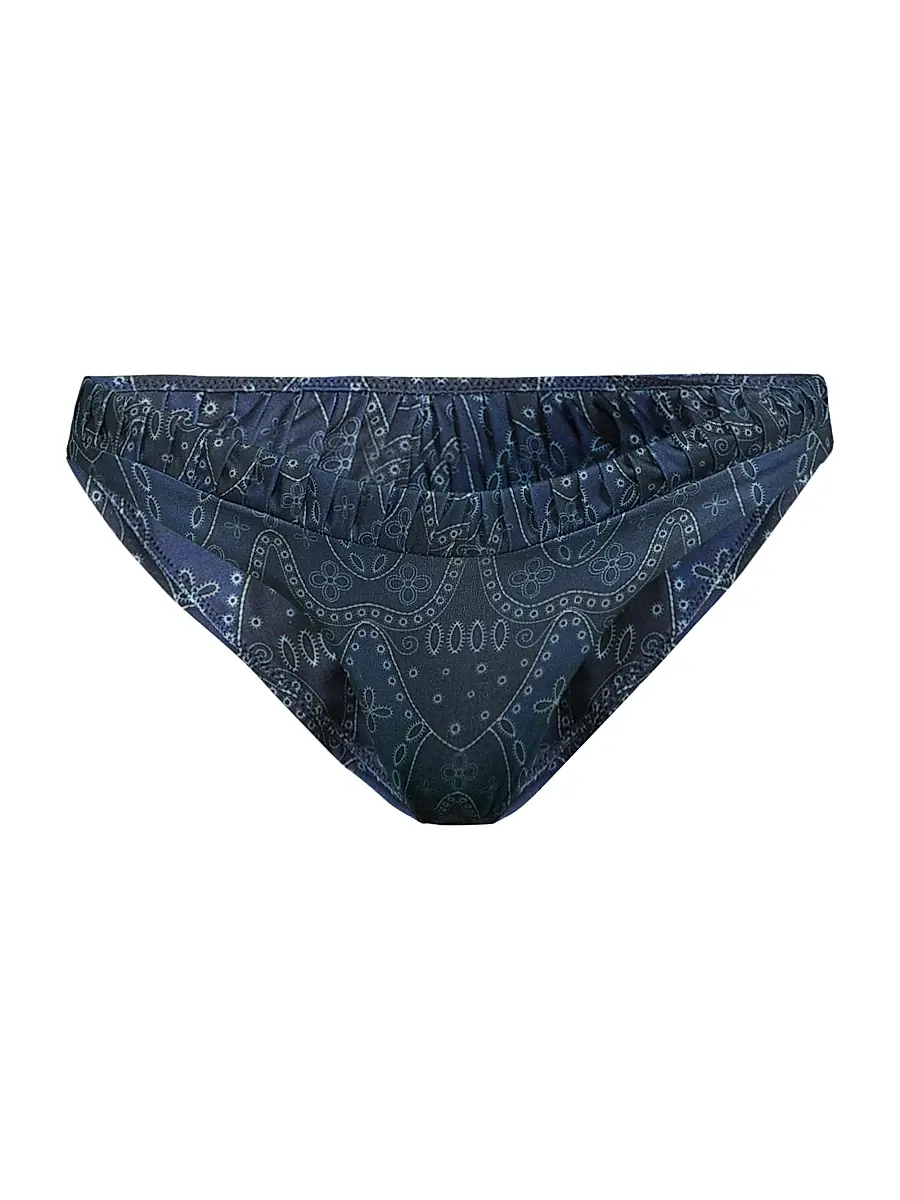 Peixoto Women's Millie Low-Rise Bikini Bottom - Bandana Dandy | Image 1 Peixoto Women's Millie Low-Rise Bikini Bottom - Bandana Dandy | Image 1