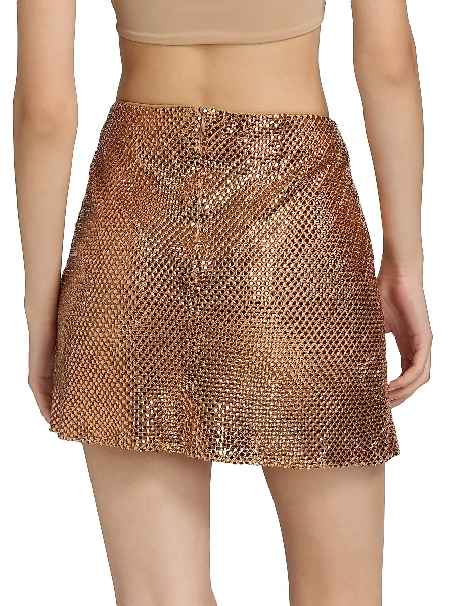 Mariandree Gaitan Women's Annabelle Embellished Miniskirt | Thumbnail 5