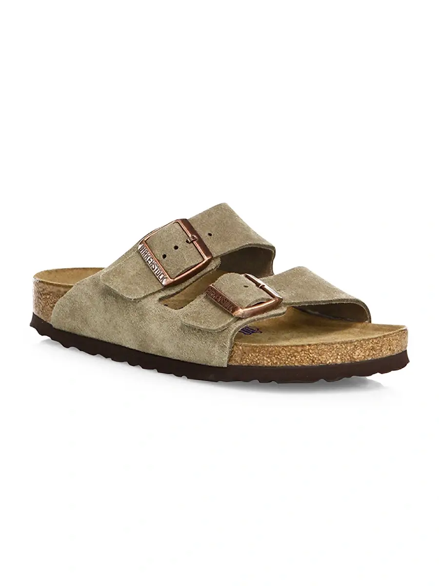Birkenstock Women's Women's's Arizona Suede Double-Strap Sandals | Thumbnail 2 Birkenstock Women's Women's's Arizona Suede Double-Strap Sandals | Thumbnail 2