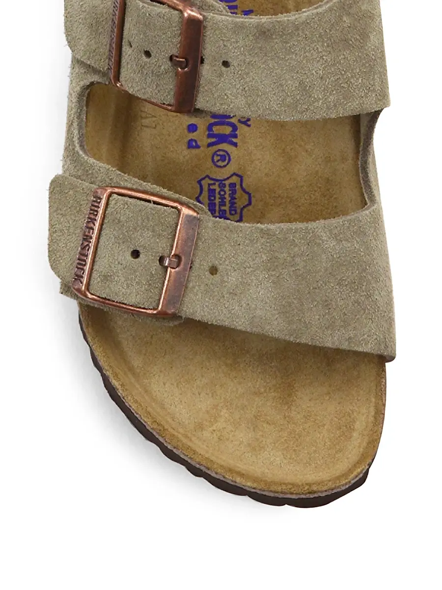 Birkenstock Women's Women's's Arizona Suede Double-Strap Sandals | Thumbnail 4 Birkenstock Women's Women's's Arizona Suede Double-Strap Sandals | Thumbnail 4