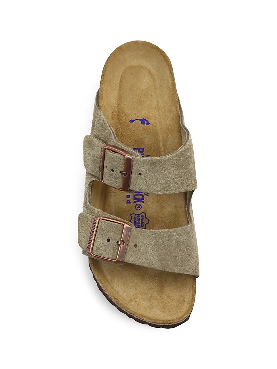 Birkenstock Women's Women's's Arizona Suede Double-Strap Sandals | Thumbnail 5 Birkenstock Women's Women's's Arizona Suede Double-Strap Sandals | Thumbnail 5
