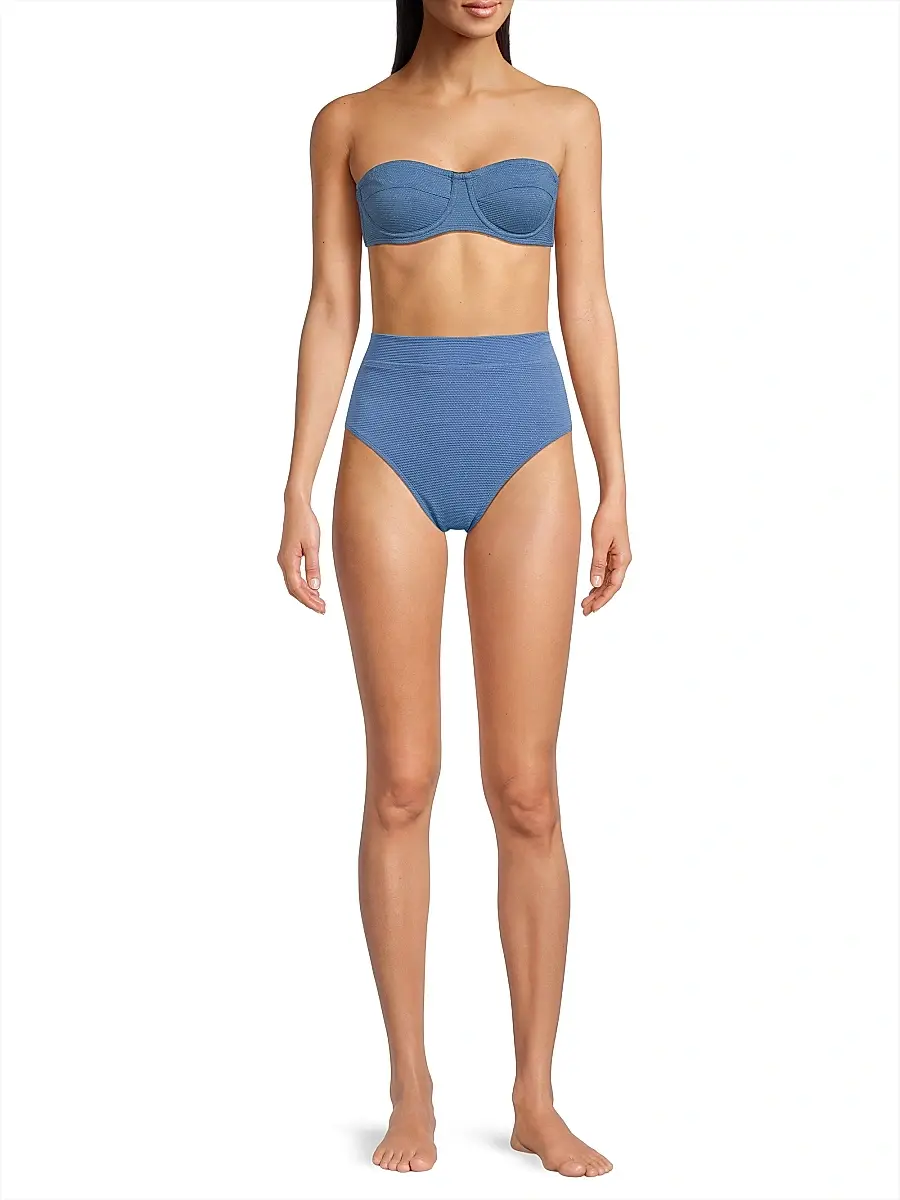 Change of Scenery Women's Nellie Textured Balconette Bikini Top | Thumbnail 2 Change of Scenery Women's Nellie Textured Balconette Bikini Top | Thumbnail 2