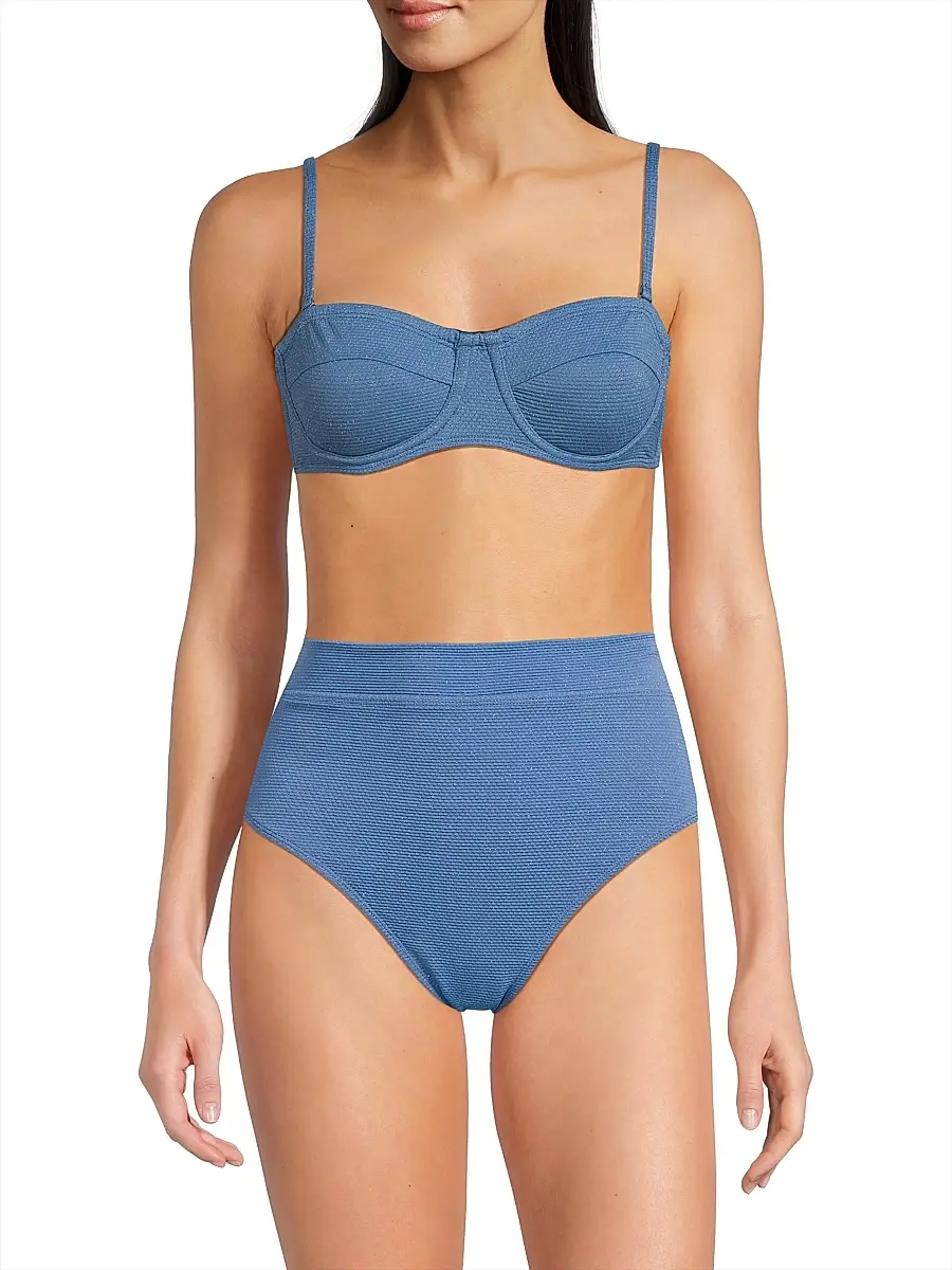Change of Scenery Women's Nellie Textured Balconette Bikini Top | Thumbnail 3 Change of Scenery Women's Nellie Textured Balconette Bikini Top | Thumbnail 3