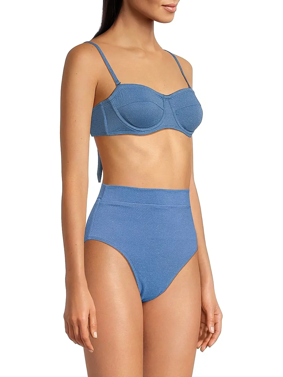 Change of Scenery Women's Nellie Textured Balconette Bikini Top | Thumbnail 4 Change of Scenery Women's Nellie Textured Balconette Bikini Top | Thumbnail 4
