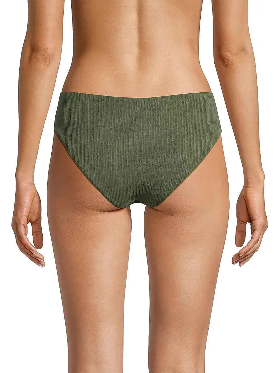 Change of Scenery Women's Ring Trim Textured Bikini Bottom | Thumbnail 5 Change of Scenery Women's Ring Trim Textured Bikini Bottom | Thumbnail 5