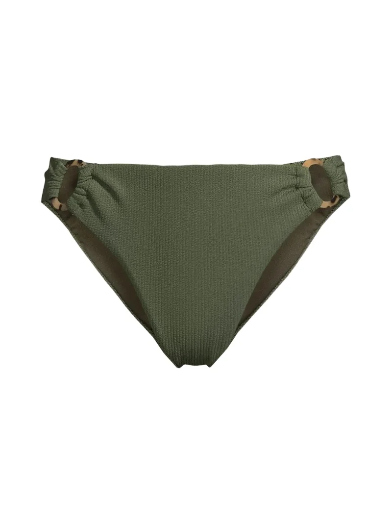 Change of Scenery Women's Ring Trim Textured Bikini Bottom
