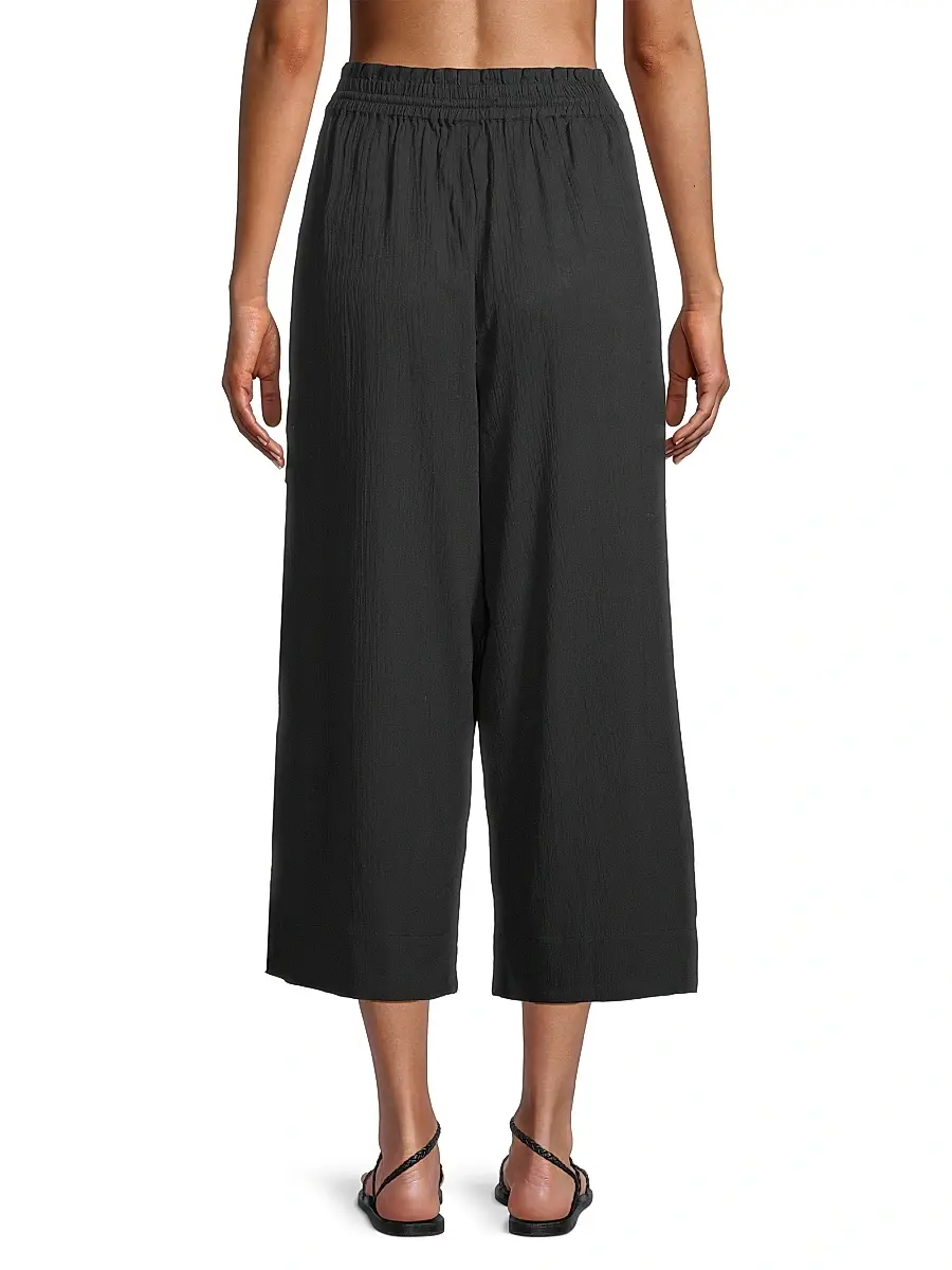 Change of Scenery Women's Brooke Wide-Leg Cotton Drawstring Pants | Thumbnail 5 Change of Scenery Women's Brooke Wide-Leg Cotton Drawstring Pants | Thumbnail 5