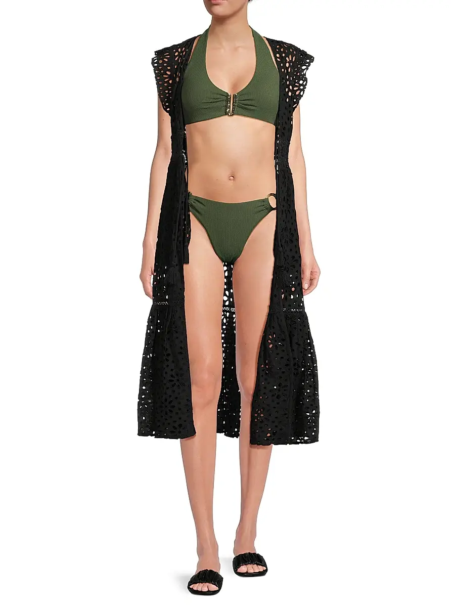 Change of Scenery Women's Lauren Eyelet Cover-Up Dress | Thumbnail 2