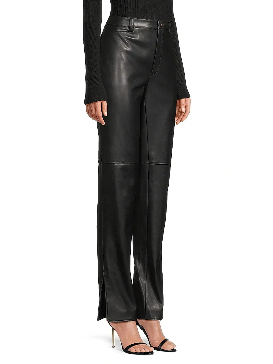 Toccin Women's Iris Faux Leather Pants | Thumbnail 4 Toccin Women's Iris Faux Leather Pants | Thumbnail 4