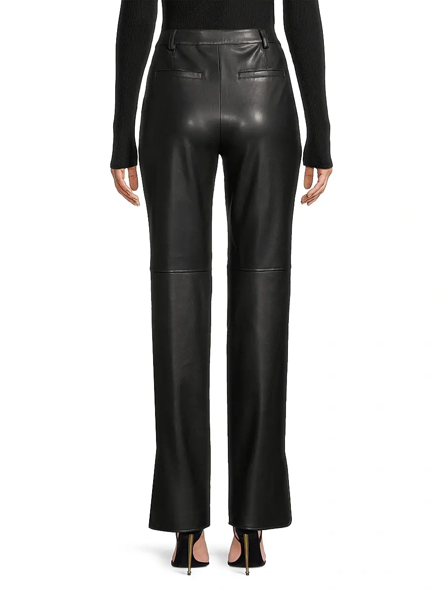 Toccin Women's Iris Faux Leather Pants | Thumbnail 5 Toccin Women's Iris Faux Leather Pants | Thumbnail 5