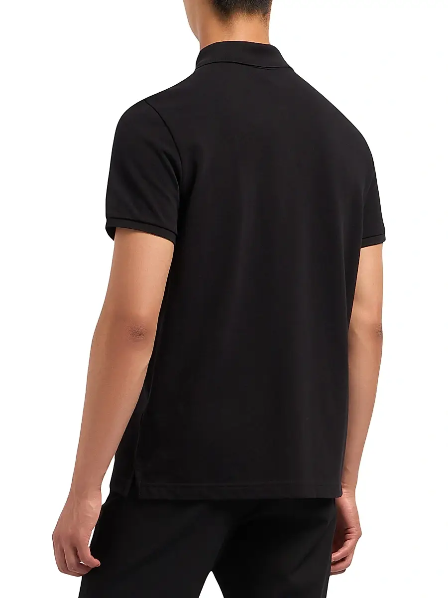 Moose Knuckles Men's Everett Logo Polo Shirt | Thumbnail 5 Moose Knuckles Men's Everett Logo Polo Shirt | Thumbnail 5