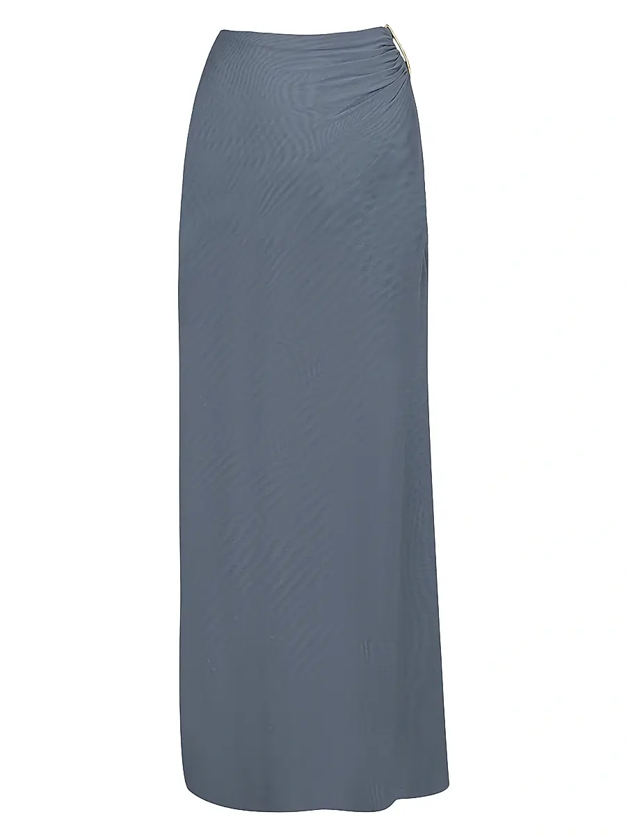ViX by Paula Hermanny Women's Amira Gathered Maxi-Skirt - Blue | Image 1 ViX by Paula Hermanny Women's Amira Gathered Maxi-Skirt - Blue | Image 1