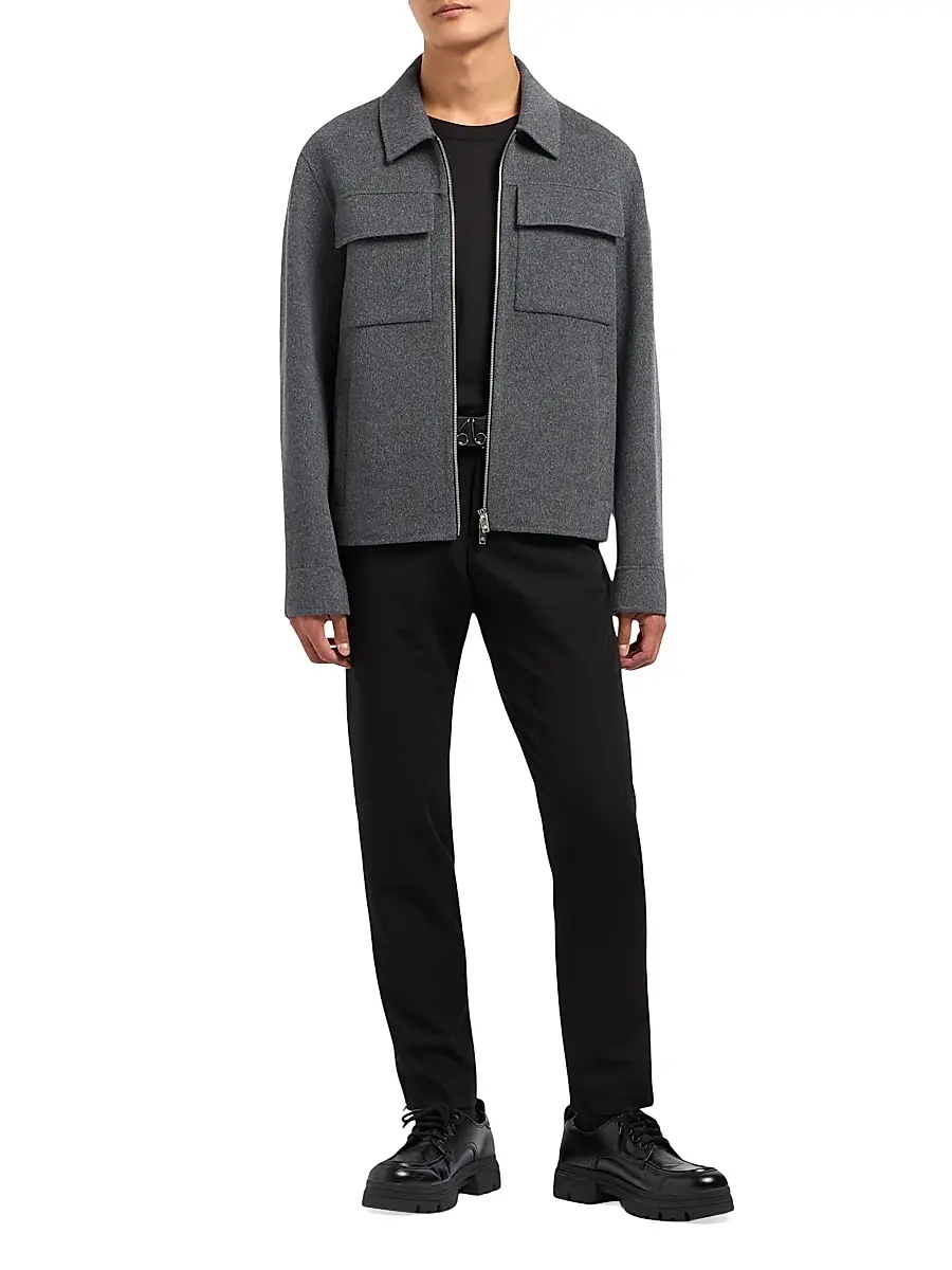 Moose Knuckles Men's Jacque Wool-Cashmere-Silk Jacket | Thumbnail 2 Moose Knuckles Men's Jacque Wool-Cashmere-Silk Jacket | Thumbnail 2