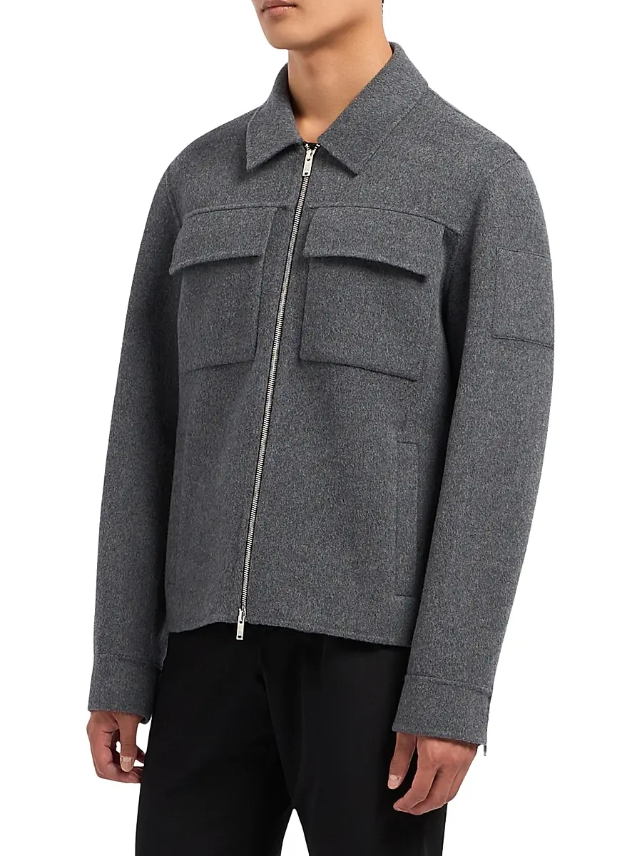 Moose Knuckles Men's Jacque Wool-Cashmere-Silk Jacket | Thumbnail 4 Moose Knuckles Men's Jacque Wool-Cashmere-Silk Jacket | Thumbnail 4