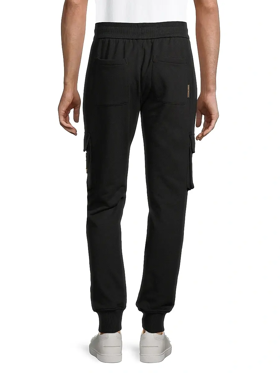 Moose Knuckles Men's Icon Sportswear Gold Clemont Cargo Joggers | Thumbnail 5 Moose Knuckles Men's Icon Sportswear Gold Clemont Cargo Joggers | Thumbnail 5
