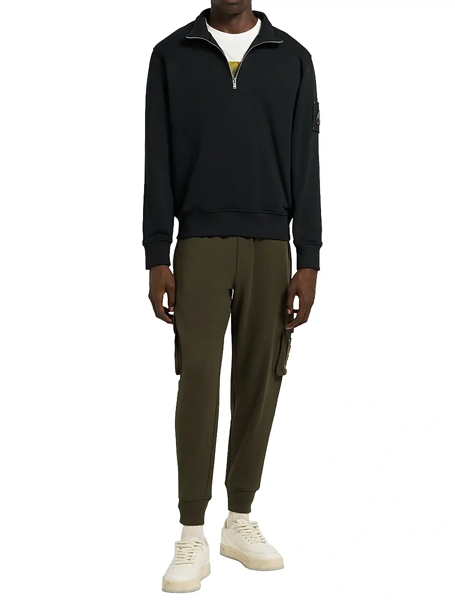 Moose Knuckles Men's Icon Sportswear Hartsfield Cotton Pullover Top | Thumbnail 2
