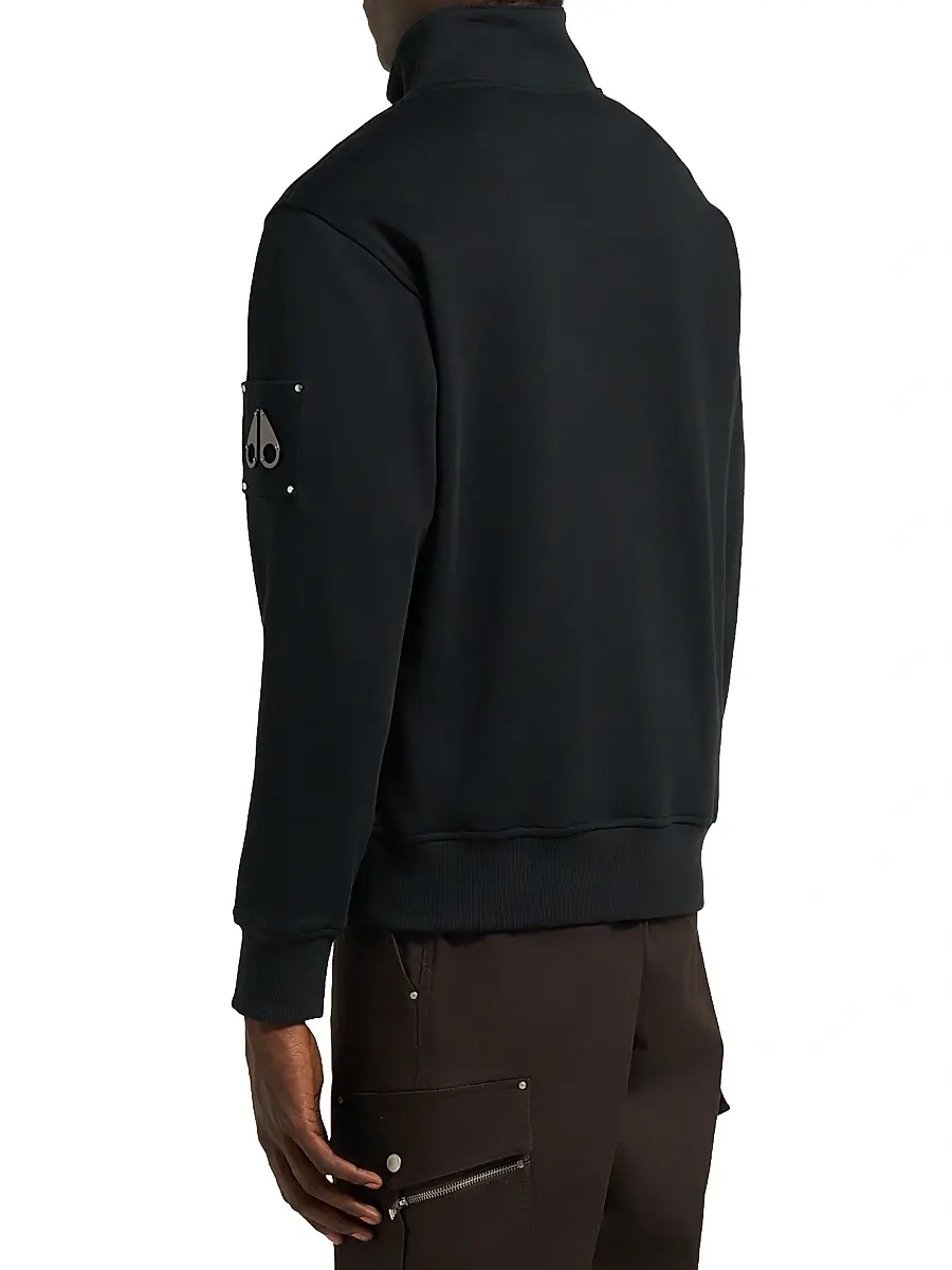 Moose Knuckles Men's Icon Sportswear Hartsfield Cotton Pullover Top | Thumbnail 6