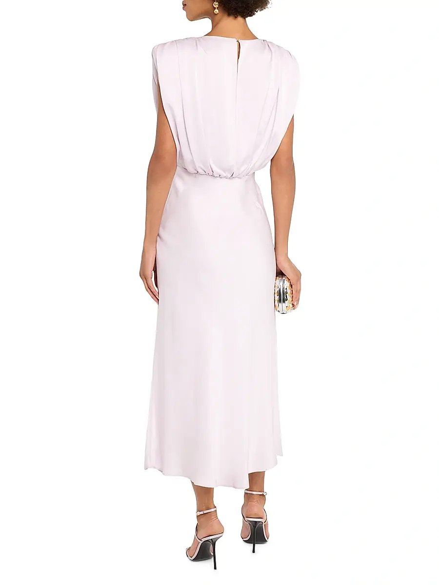 Toccin Women's Floral Sleeveless Blouson Midi-Dress | Thumbnail 5 Toccin Women's Floral Sleeveless Blouson Midi-Dress | Thumbnail 5
