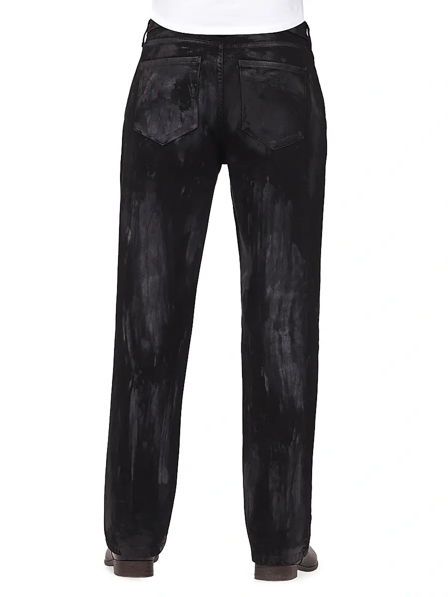 Monfrère Men Clint Coated Five-Pocket Jeans | Thumbnail 2