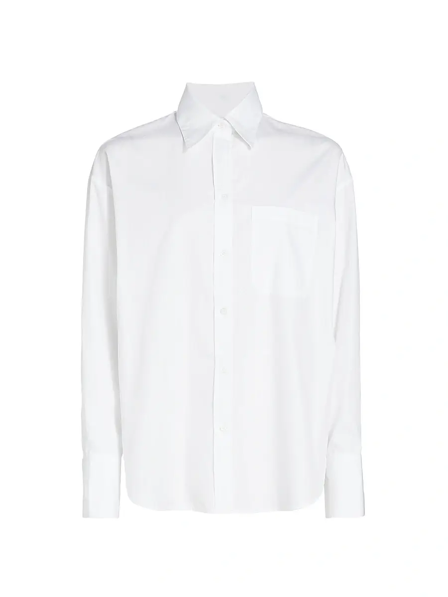 TWP Women's Big Joe Cotton Shirt - White | Image 1 TWP Women's Big Joe Cotton Shirt - White | Image 1