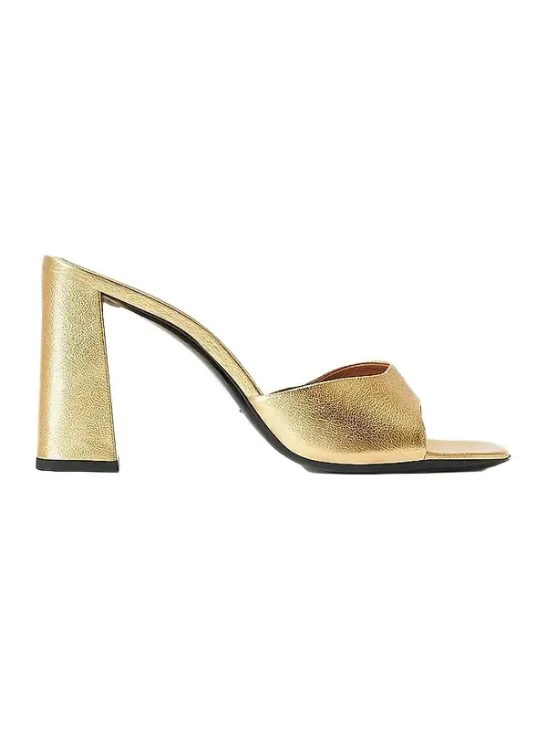 Women's Sloane 95MM Metallic Leather Sandals Women's Sloane 95MM Metallic Leather Sandals
