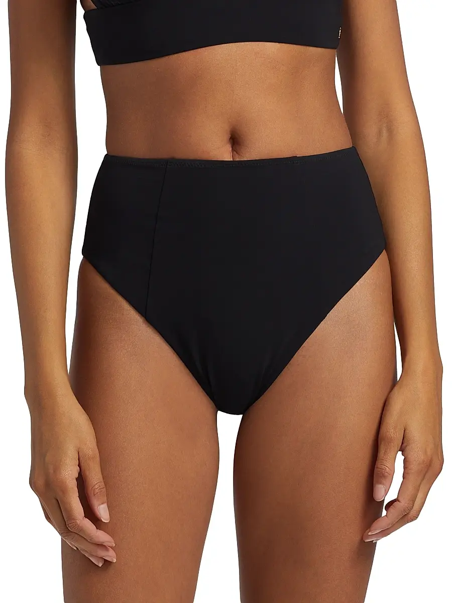 Kiki de Montparnasse Women's Echauffe High-Waisted Bikini Bottom | Thumbnail 3