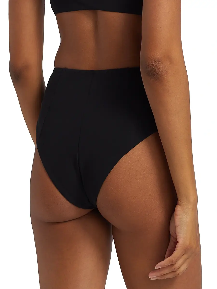 Kiki de Montparnasse Women's Echauffe High-Waisted Bikini Bottom | Thumbnail 4