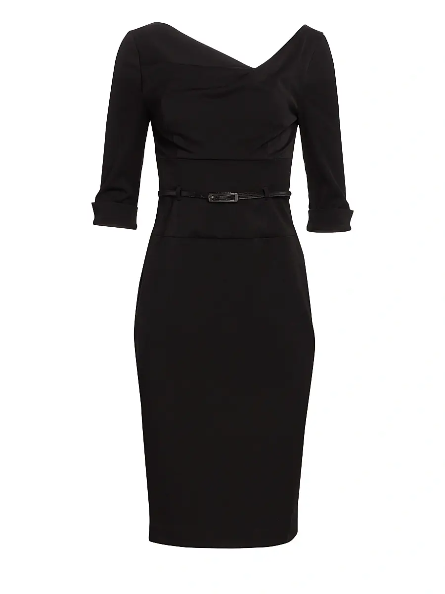 BLACK HALO Women's Jackie O Three-Quarter Sleeve Dress | Thumbnail 5 BLACK HALO Women's Jackie O Three-Quarter Sleeve Dress | Thumbnail 5