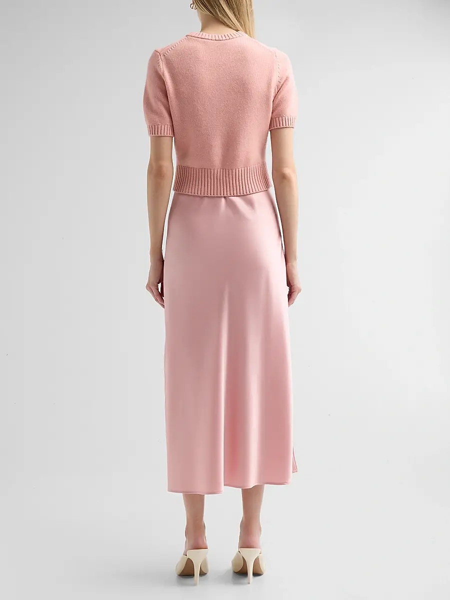 Toccin Women's Fleur Combo Midi Dress | Thumbnail 3