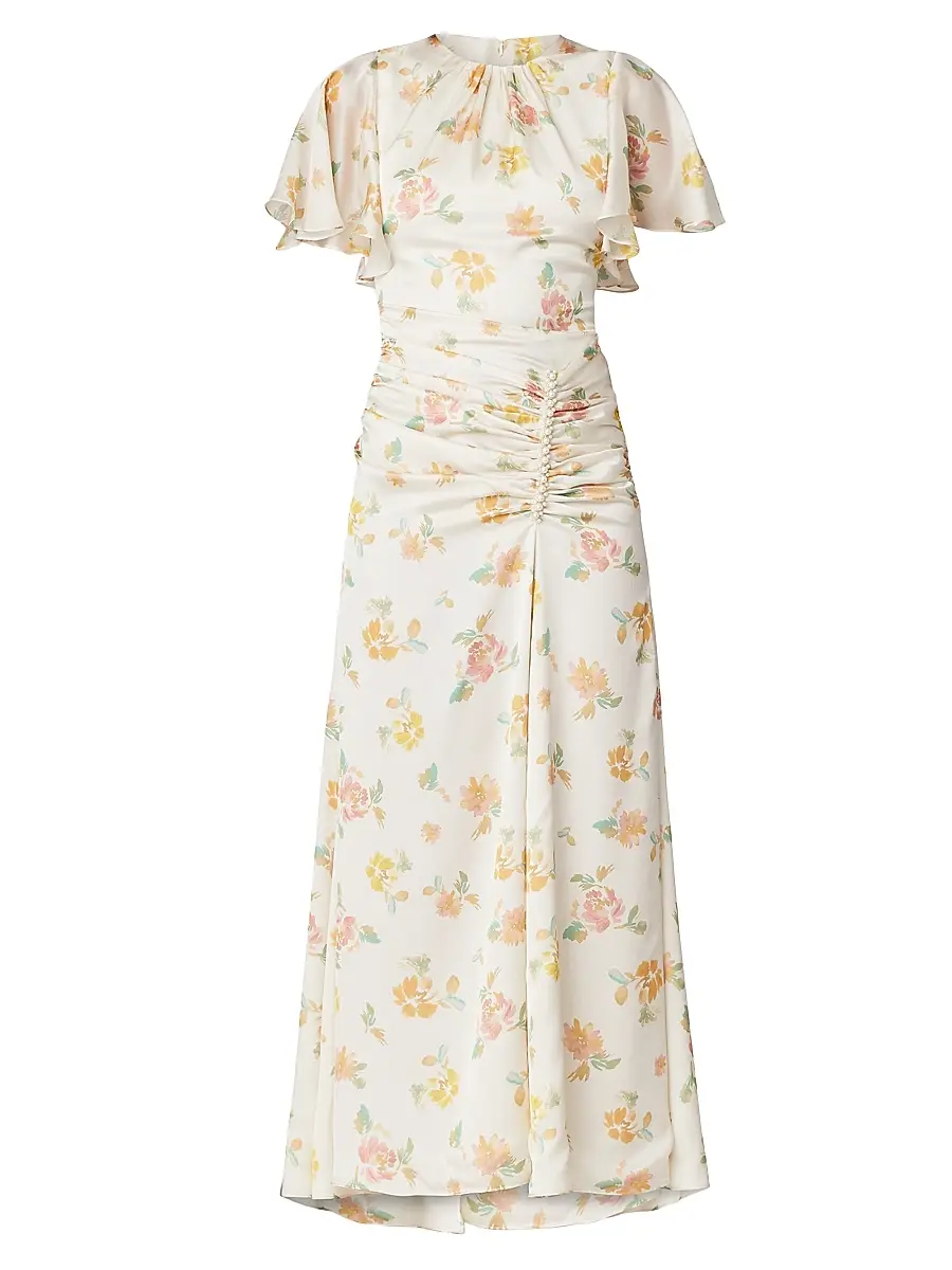 Shoshanna Women's Prisma Floral Maxi Dress - Multi | Image 1 Shoshanna Women's Prisma Floral Maxi Dress - Multi | Image 1