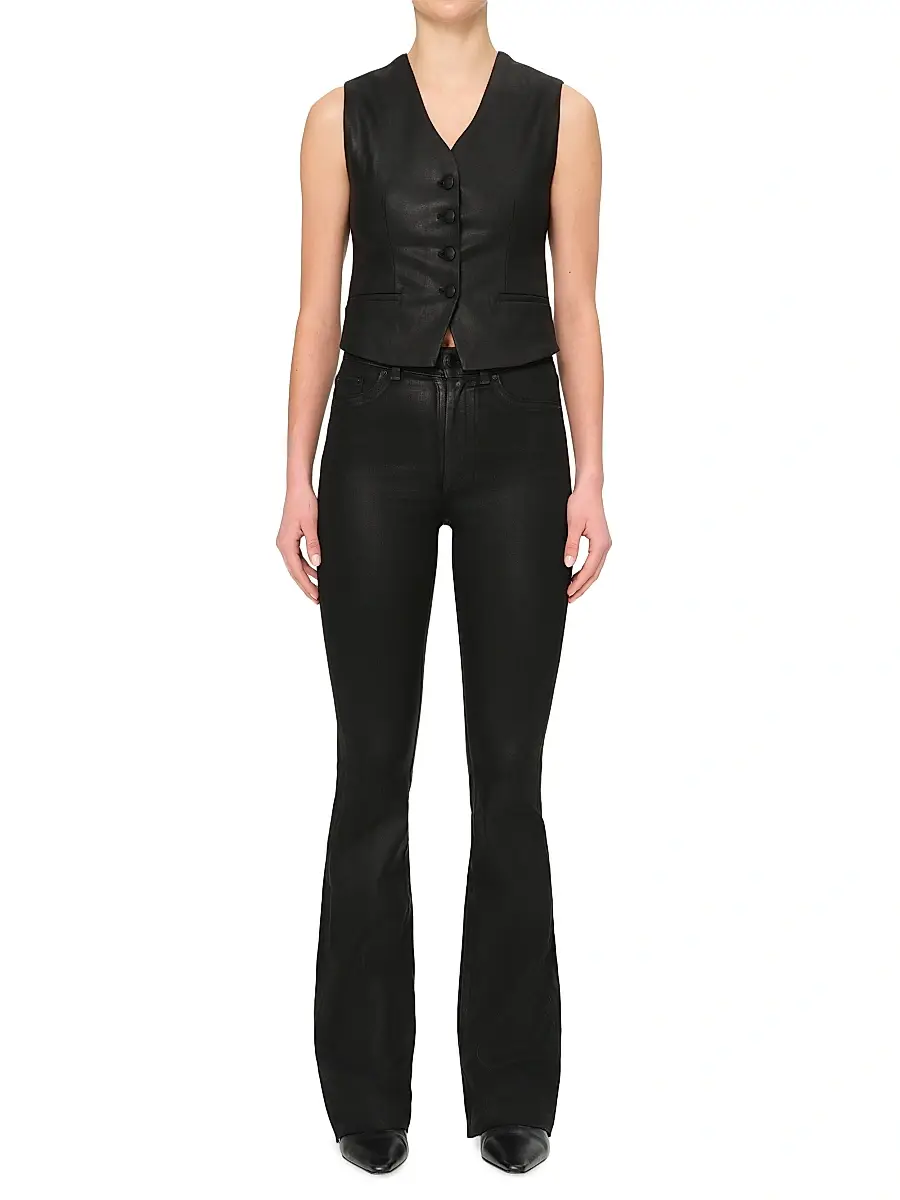 DL1961 Women's Bridget Bootcut High Rise Instasculpt Coated Jeans | Thumbnail 2 DL1961 Women's Bridget Bootcut High Rise Instasculpt Coated Jeans | Thumbnail 2