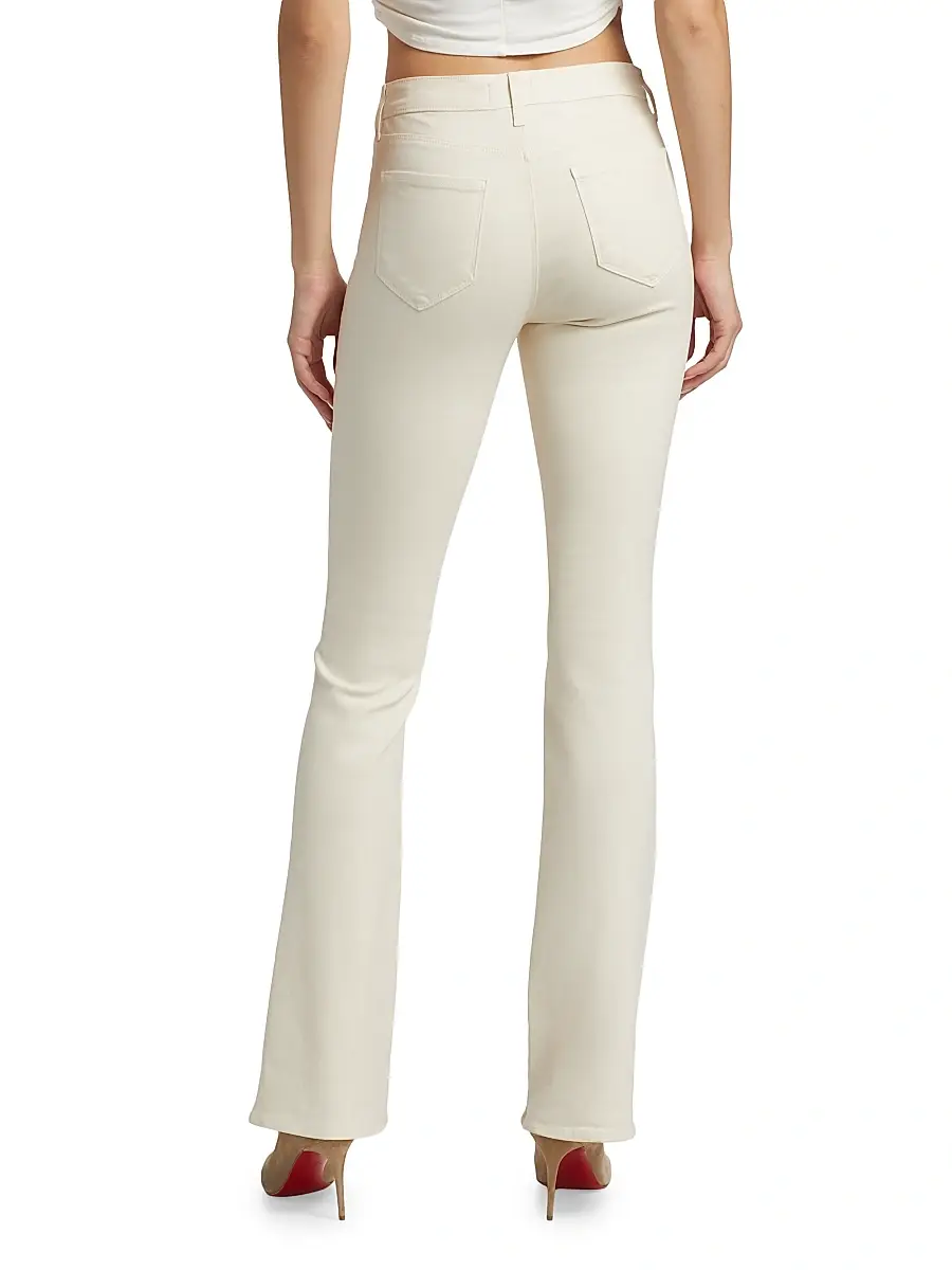 L'Agence Women's Selma Coated Sleek High-Rise Baby Boot Jeans | Thumbnail 5 L'Agence Women's Selma Coated Sleek High-Rise Baby Boot Jeans | Thumbnail 5