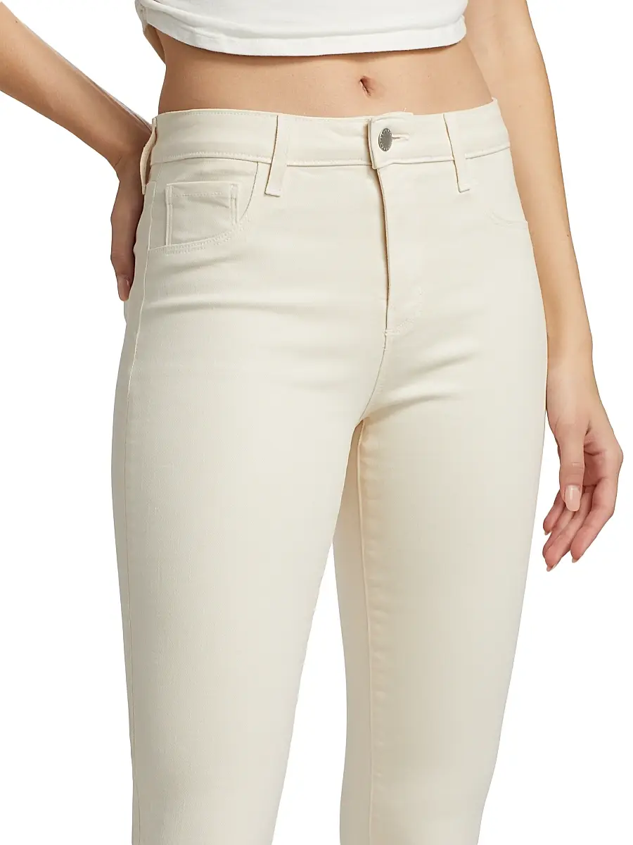 L'Agence Women's Selma Coated Sleek High-Rise Baby Boot Jeans | Thumbnail 6 L'Agence Women's Selma Coated Sleek High-Rise Baby Boot Jeans | Thumbnail 6