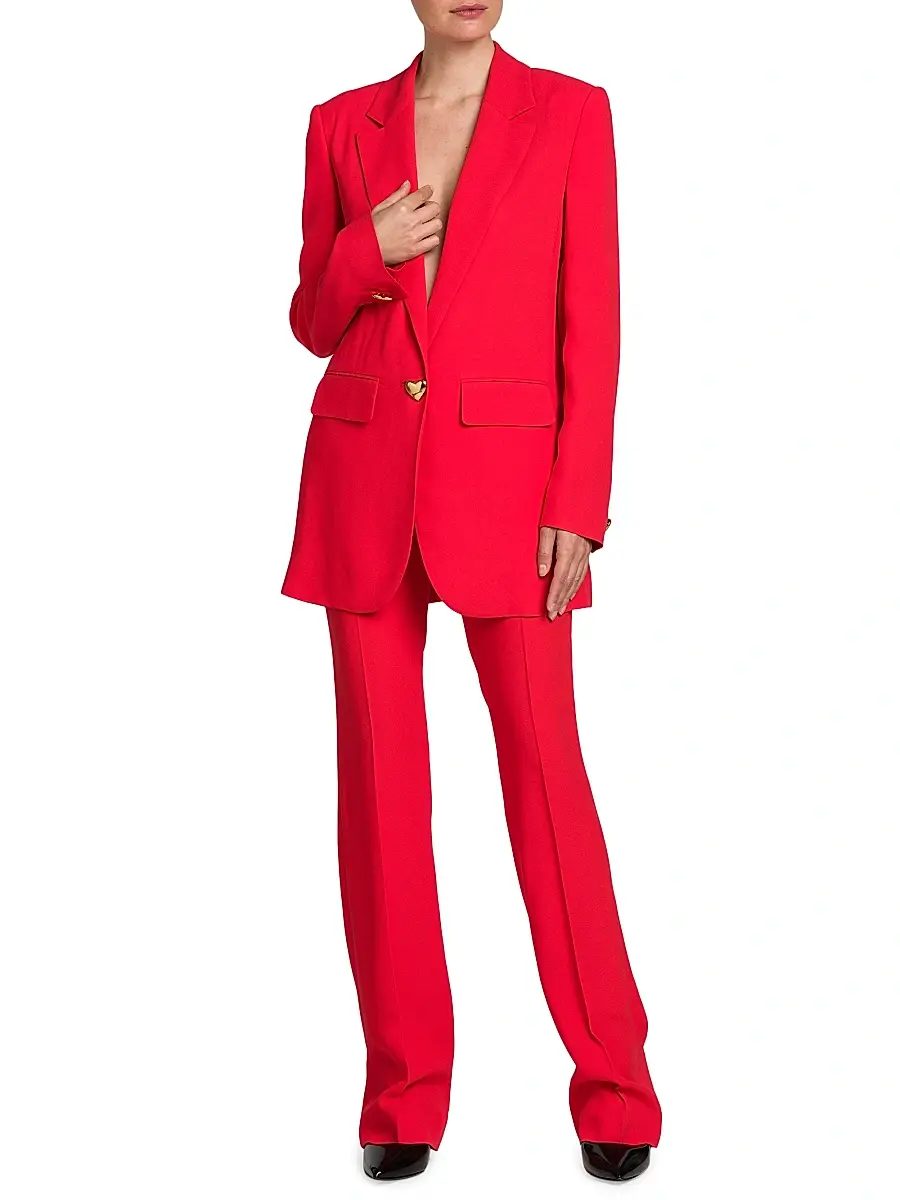 MOSCHINO Women's Enverse Satin Jacket | Thumbnail 2